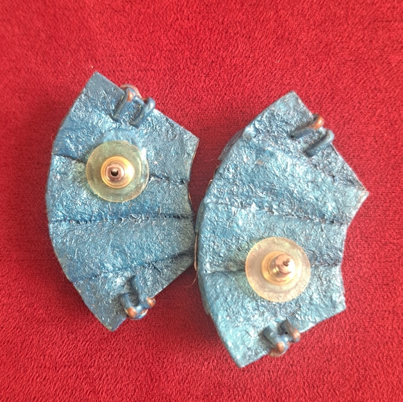 Local Artisan Resin Earrings - Picture 2 of 2